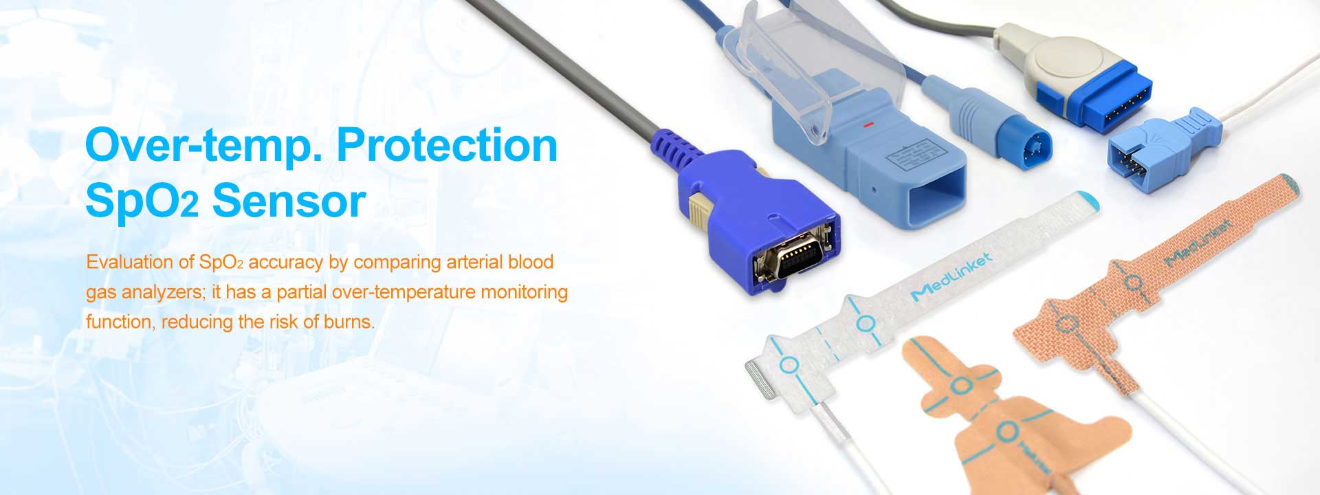 Intelligent Over-temp. Protection SpO2 Sensor