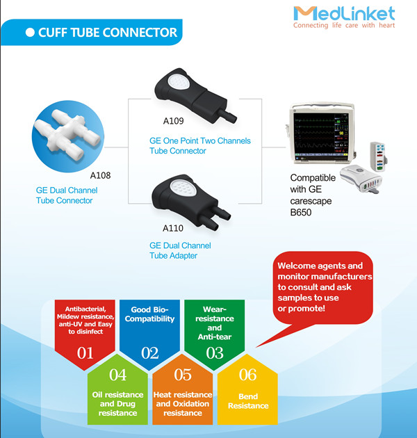 Medlinket is adapting to the change of the market,promote the high-quality cuff tube connectors,welcome to consult.