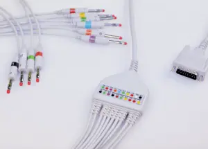 導聯線的一件式系列心電圖電纜