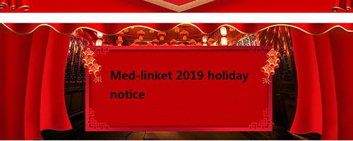 Med-linket 2019 holiday notice
