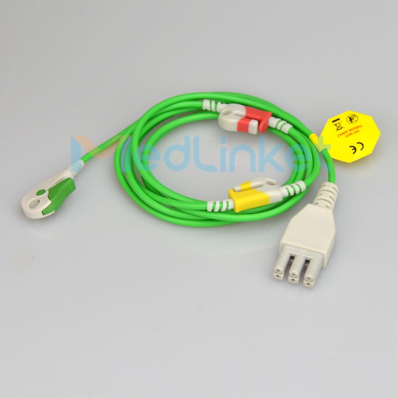 Supply OEM Tens Medical Snap Ecg Cable Tens Electrode 2 Snap Electrode Lead Wire For Ecg Machine