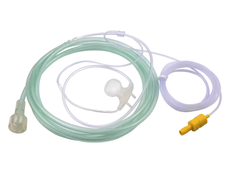 美敦力 Oridion Tech.相容二氧化碳採樣鼻/口腔線，適用於微流，兒科，帶氧氣，帶乾燥器