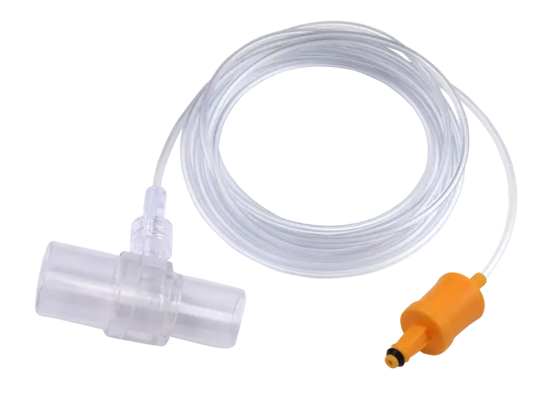 Masimo 相容微流二氧化碳採樣線，成人/兒童，T 型轉接器