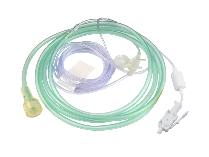 飛利浦偉康 M2761A 相容二氧化碳採樣鼻/口腔線，適用於微流，兒科，帶氧氣