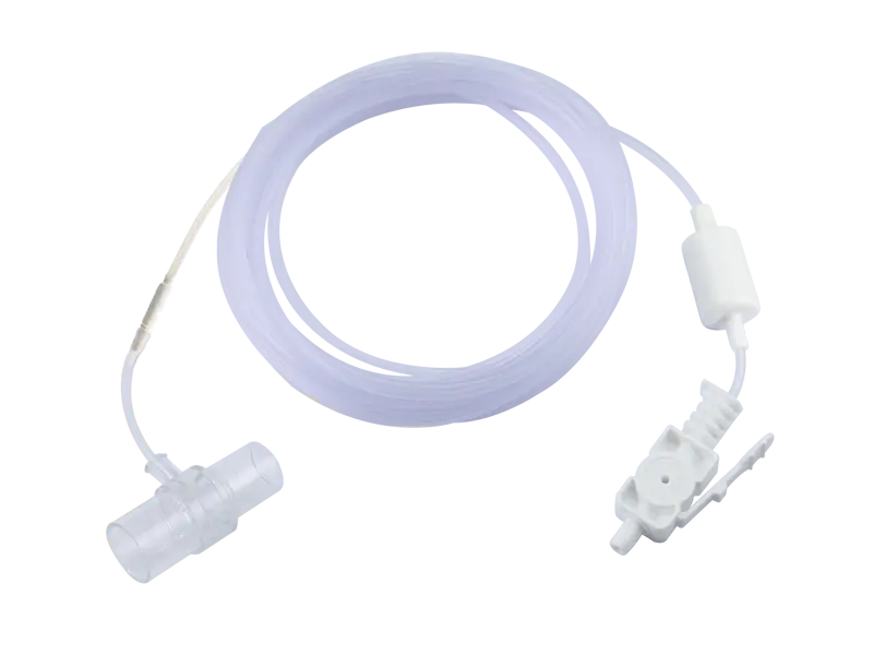 飛利浦偉康 M2772A 相容微流二氧化碳採樣線，成人/兒童，T 型轉接器，附乾燥器