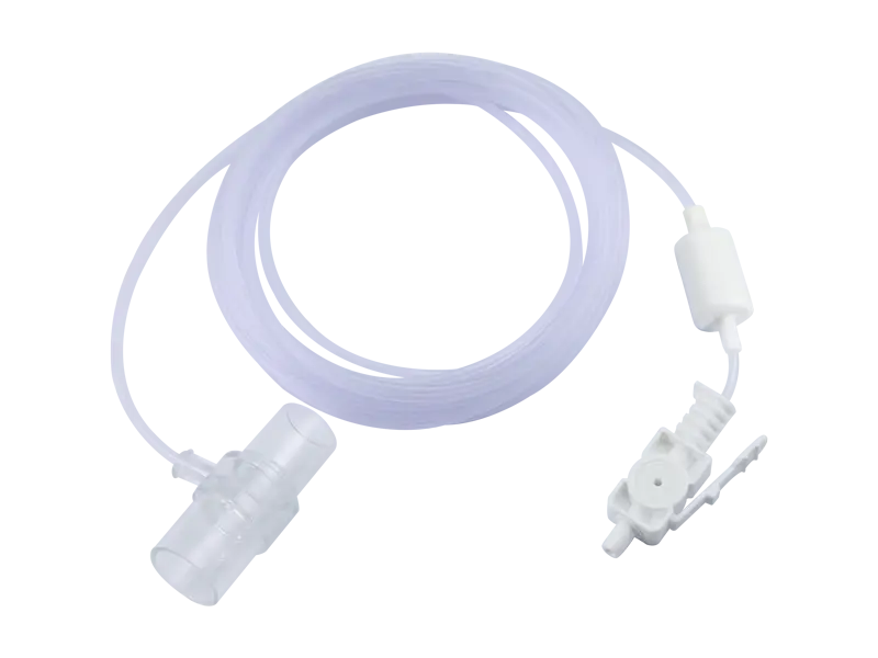 飛利浦偉康 M2768A 相容微流二氧化碳採樣線，成人/兒童，T 型轉接器