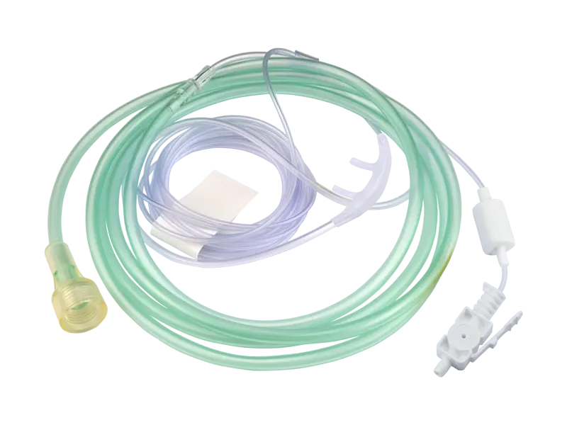 飛利浦偉康 M2751A 相容微流二氧化碳採樣鼻管，兒科，帶氧氣