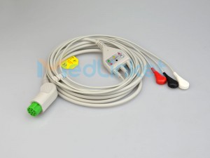 Medlinket DATEX cocog langsung-Connect ECG Kabel