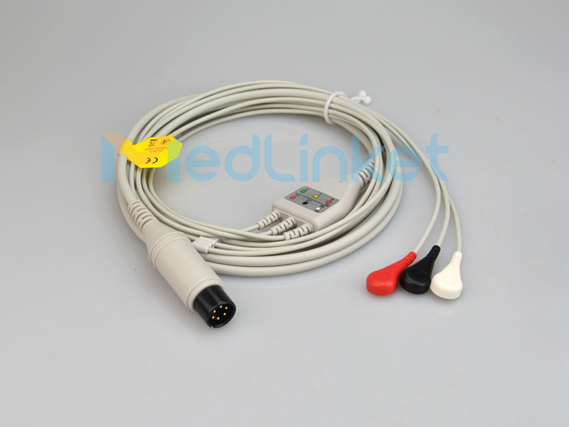 professional factory for Mems Mass Flow Sensors - Medlinket NELLCOR/MINDRAY Compatible Direct-Connect ECG Cables – Med-link