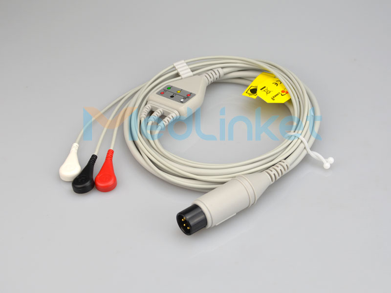 OEM/ODM Supplier Cost Of Veterinary Patient Monitor With Etco2 - Medlinket Philips Compatible Direct-Connect ECG Cables – Med-link