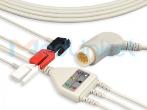 Cable ECG mifandray mivantana amin'ny Medlinket Philips