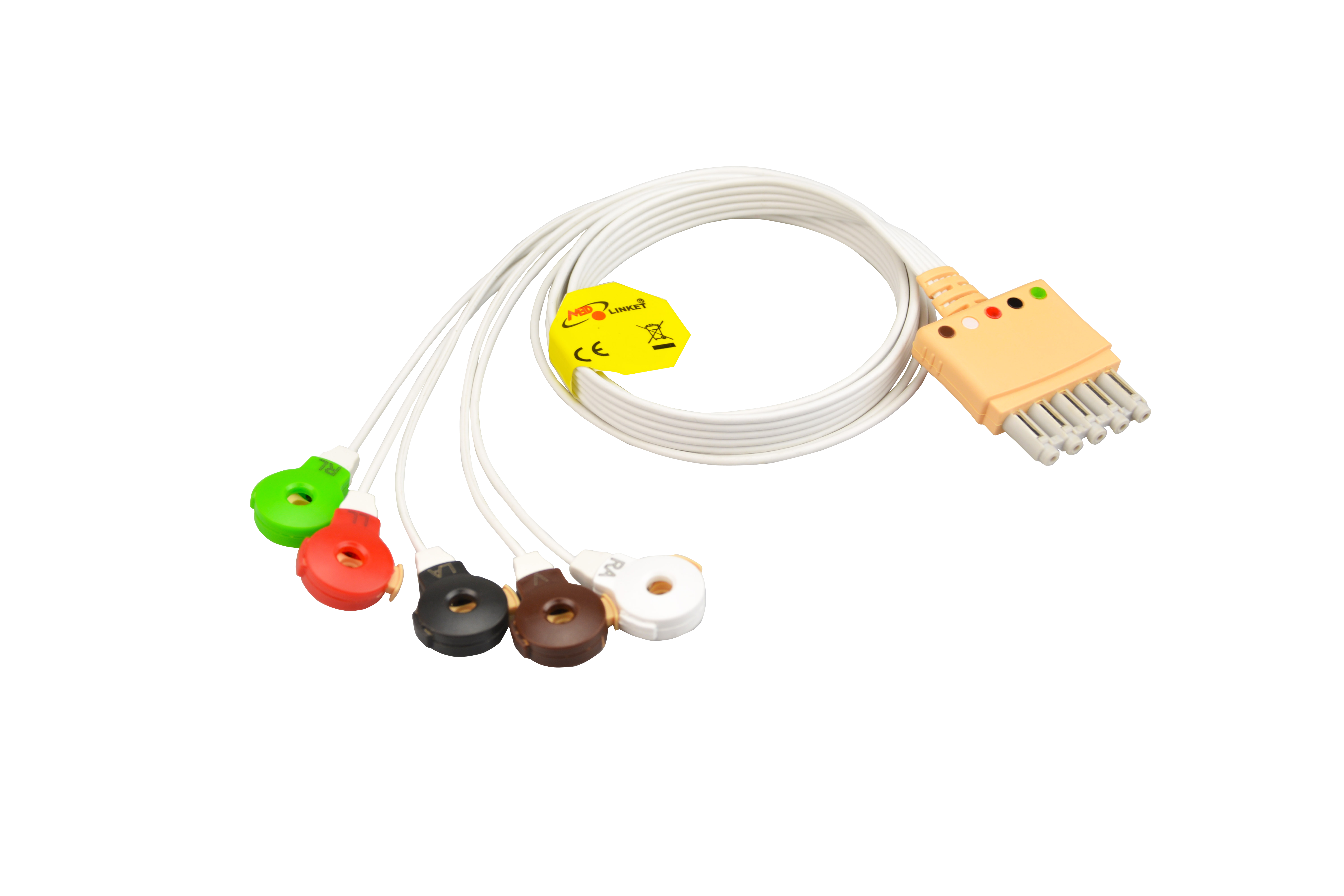 Мед-линкет-Серија жица за ЕКГ електроде за једнократну употребу (Снап)