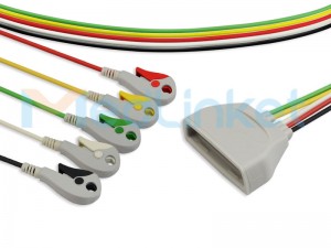 Cables conductors de telemetria ECG compatibles Philips MX40 (9803171831)