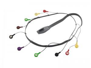 Holter-Recorder-EKG-Kabel mit Ableitungsdrähten