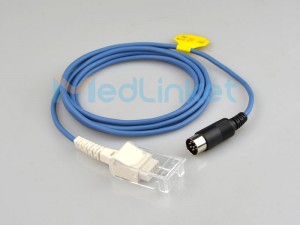 Medlinket Schiller Compatible SpO2 Extension Adapter Cable