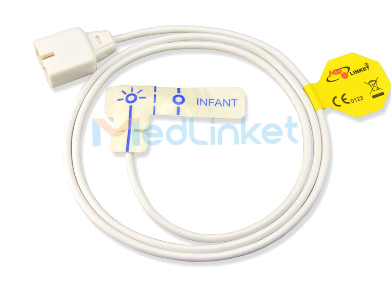 Reasonable price for 5-lead Rozinn Model Rz153+12 Holter Ecg Cable - NOVANMETRIX/Spacelabs Compatible Disposable SpO2 Sensor – Med-link