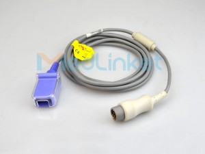 Medlinket Mindray ເຂົ້າກັນໄດ້ SpO2 Extension Adapter Cable