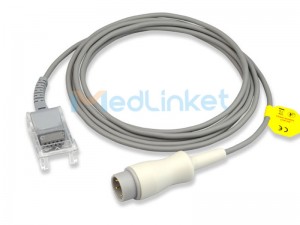 Cable adaptador de extensión SpO2 compatible con Medlinket Shanghai NuoCheng