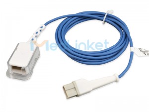 Cable adaptador de extensión SpO2 compatible con Medlinket Spacelabs