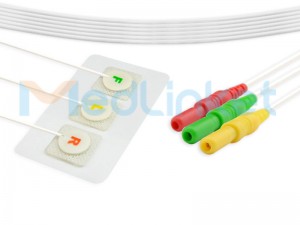 Electrode ECG radiotransparente jetable (V0015-C0243)