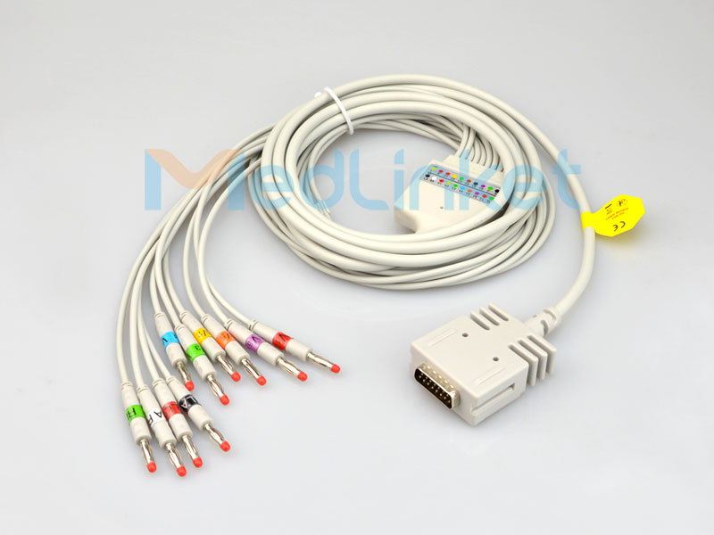 OEM Factory for Physical Examination Patient Monitor - Newly Arrival Mortara Eli 230 10 Lead Wires Ecg Ekg Cable – Med-link